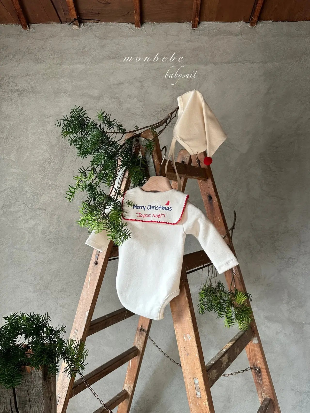 Santa Bonnet Bonnet Monbebe