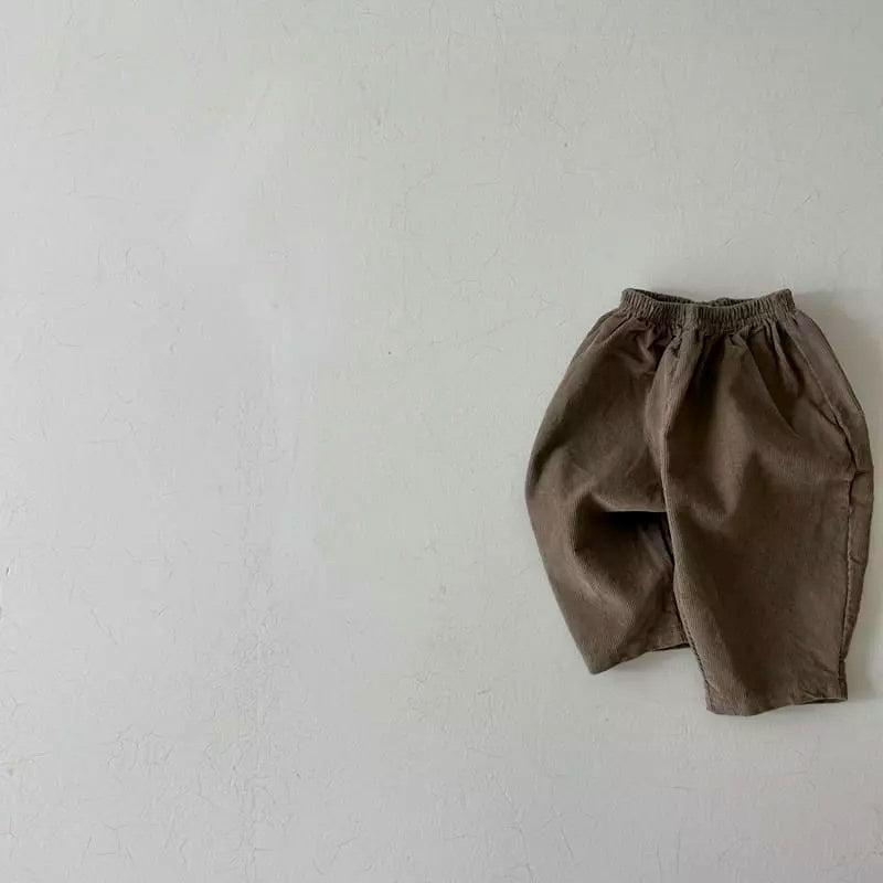 Baby Rib Byxor - Brun