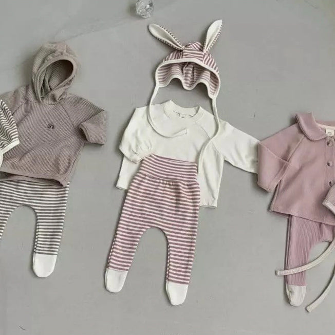 Djurbyxor med motorhuv - Randig björn