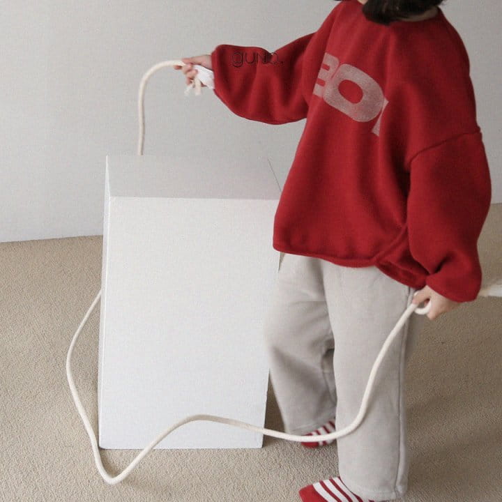 Boi Sweatshirt - Red Sweatshirts Guno