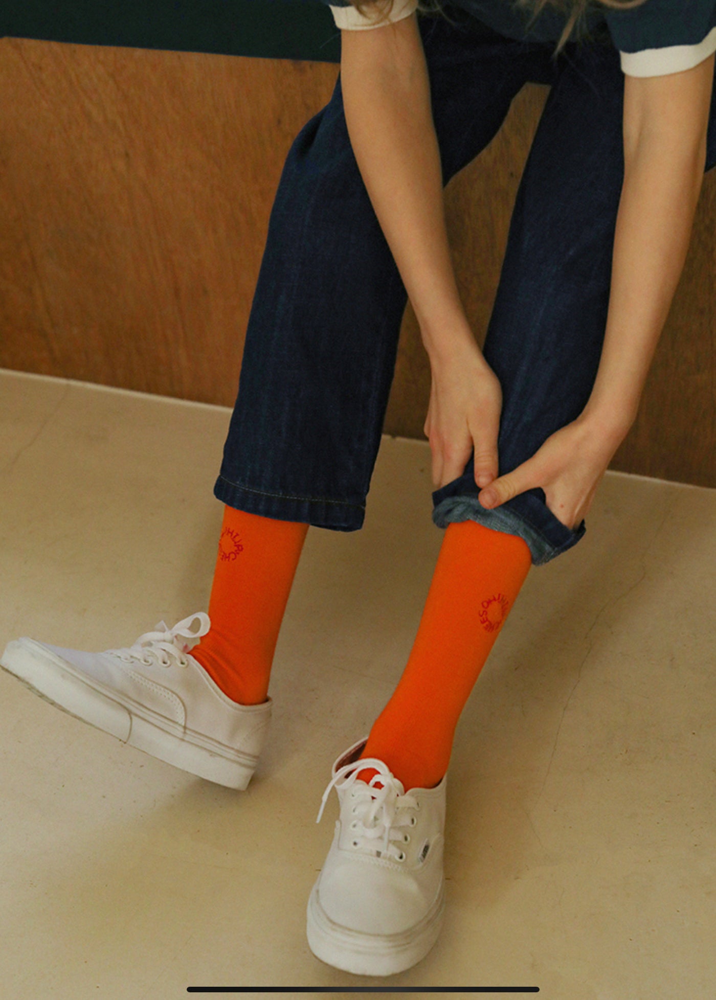 Socks Set of 3 - Orange Socks P:CHEES