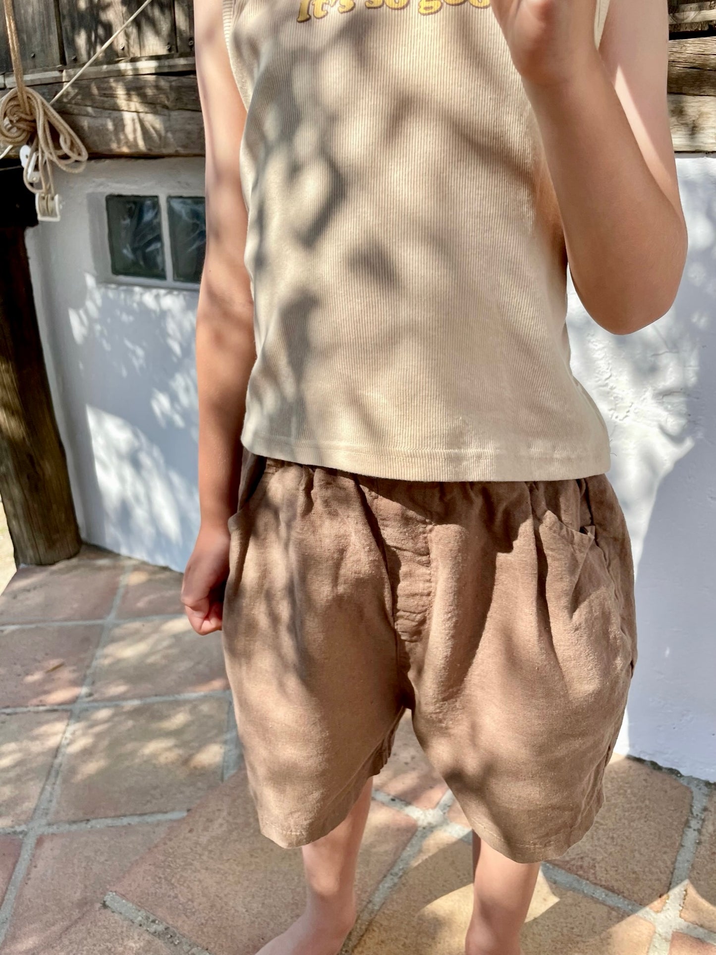 So Good Sleevless Top - Beige Tops Lala