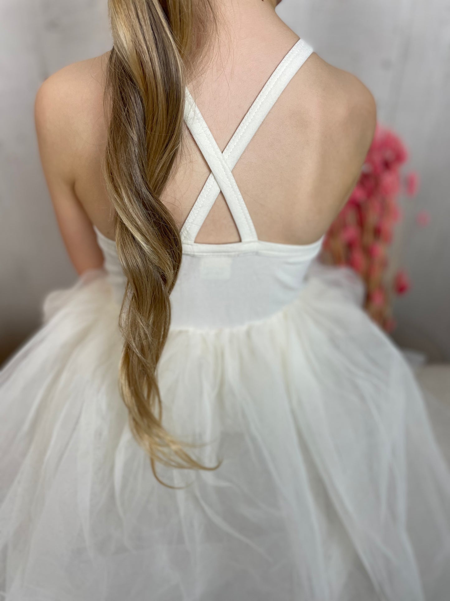 Tutu Dress - Cream Dresses Monbebe