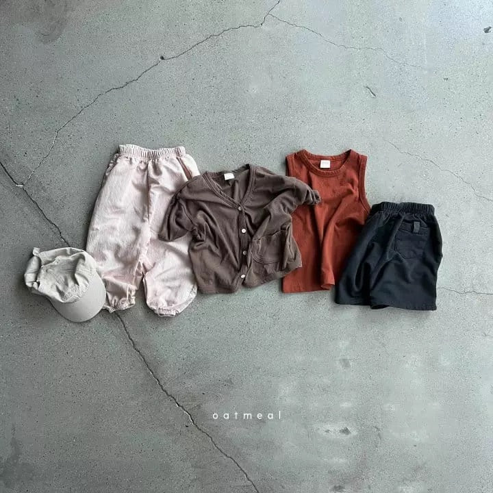 Basic Banding Pants Pants Oatmeal