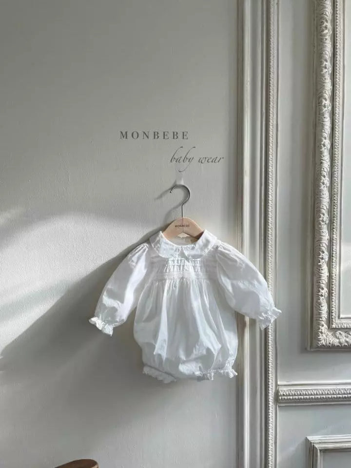 Mare Bodysuit - White Baby bodysuit Monbebe