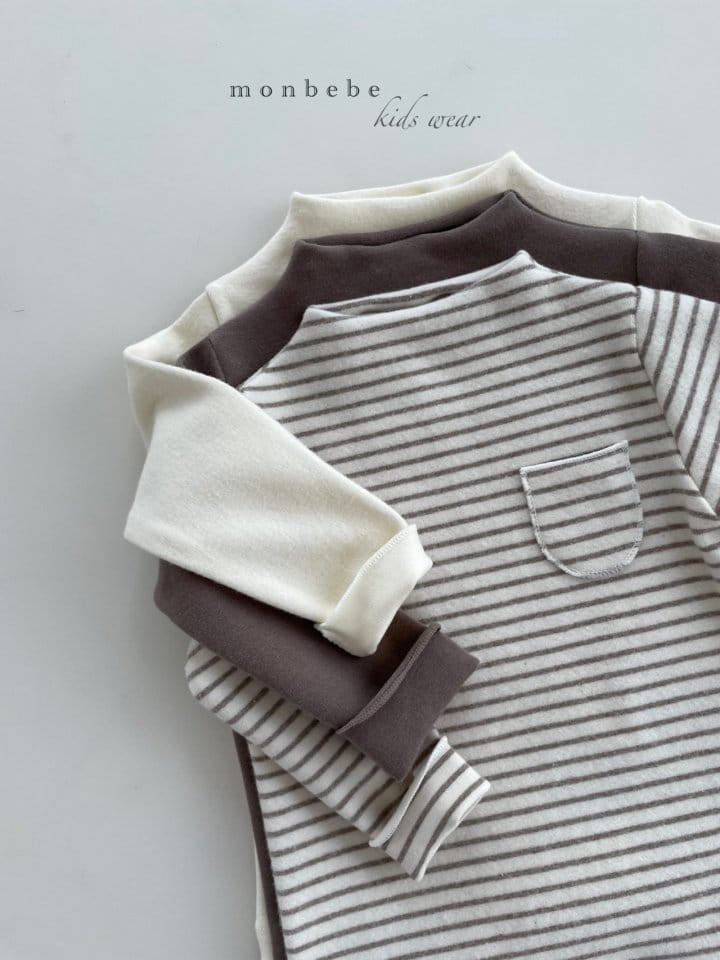 High Neck Tee T-shirt Monbebe