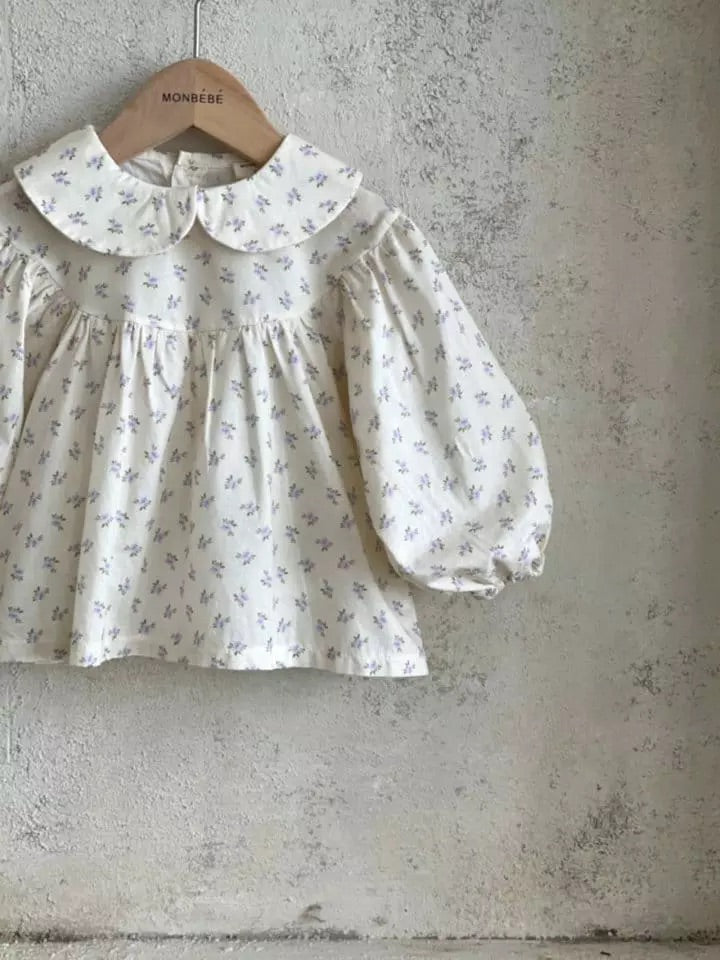 Flower Blouse - Purple Blouse Monbebe