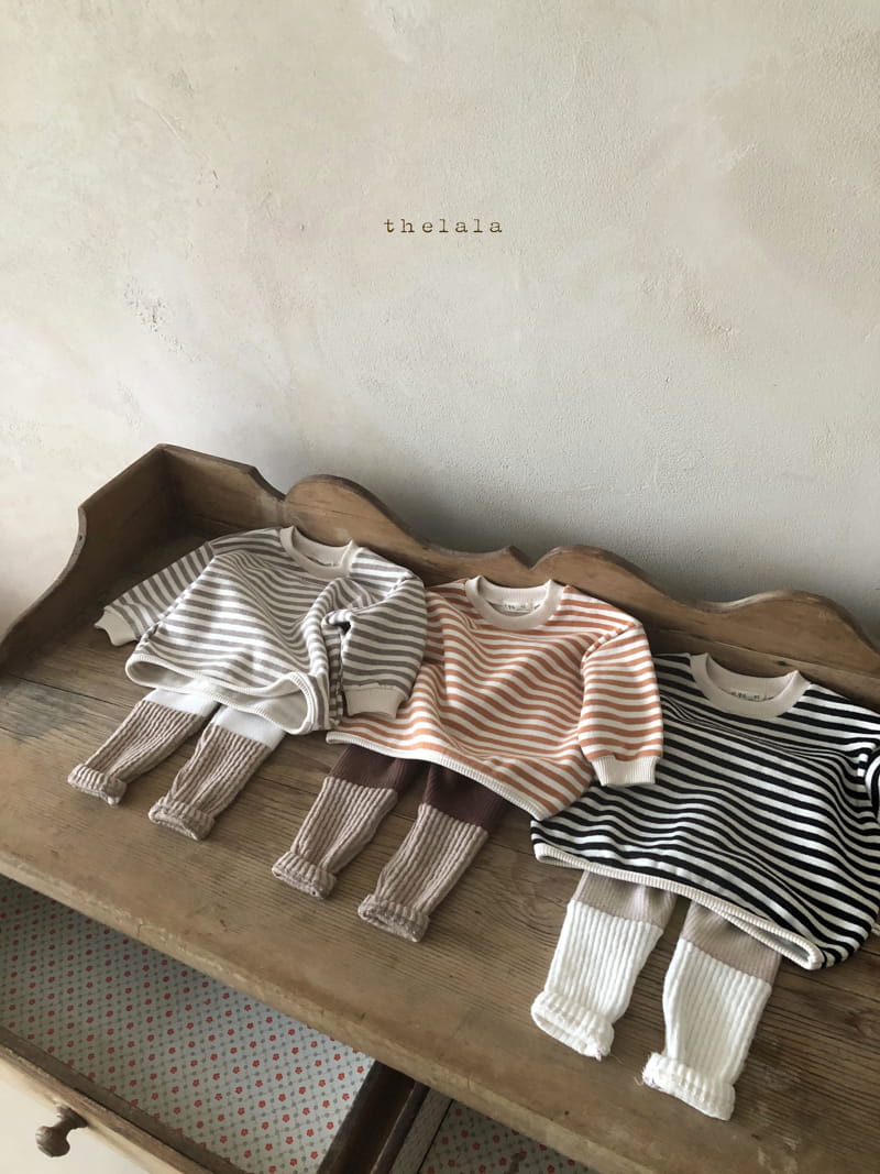 Warm Leggings Leggings Lala Beige 1-2y