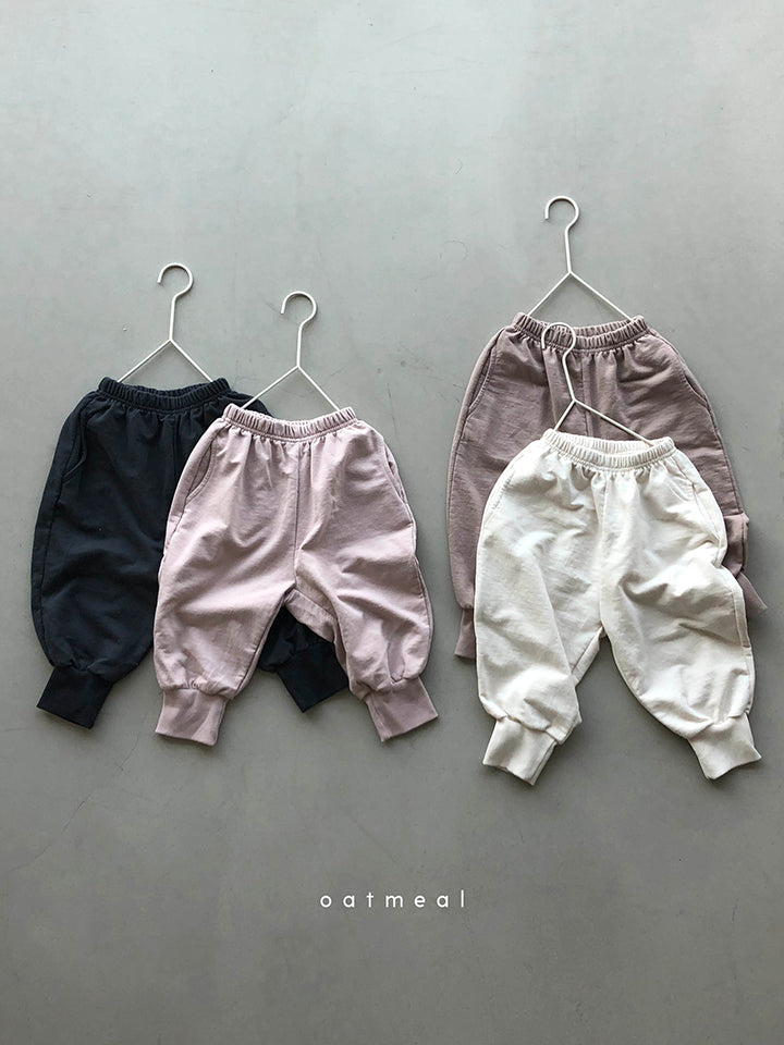 Oatmeal Basic Sweatpants - Natural Sweatpants Oatmeal