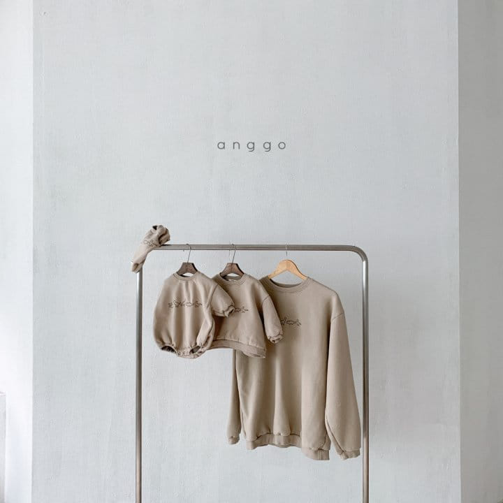 Dino Bodysuit -Beige Baby bodysuit Anggo