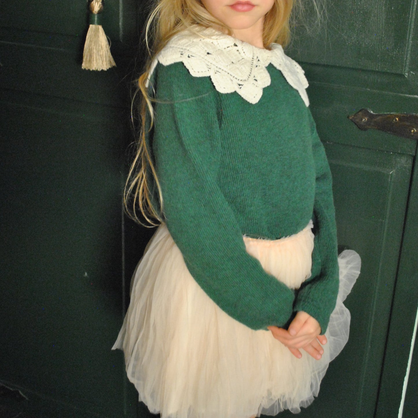 Anna Knit - Green Tops FLO 5 (2-3y) Green