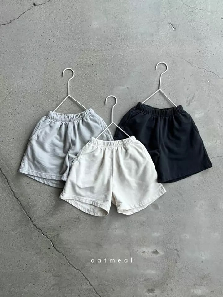 Basic S Pants - Ivory Shorts Oatmeal