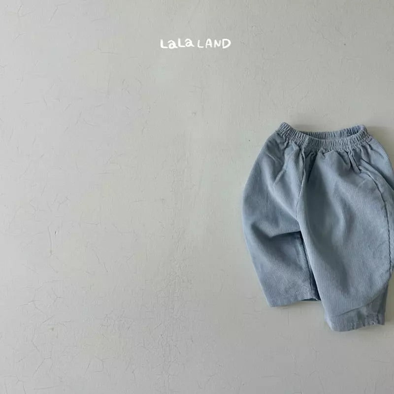 Baby Rib Pants - Blue Pants LalaL   