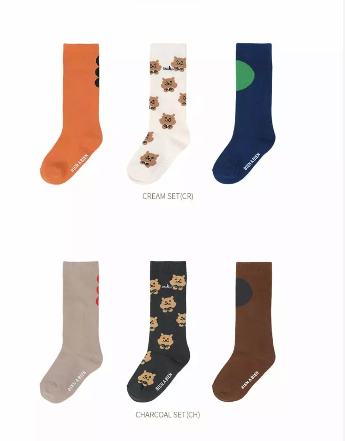 Bear Socks Set Socks Bien a Bien   