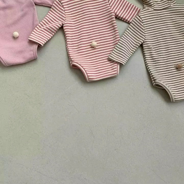 Animal Bodysuit - Randig björn