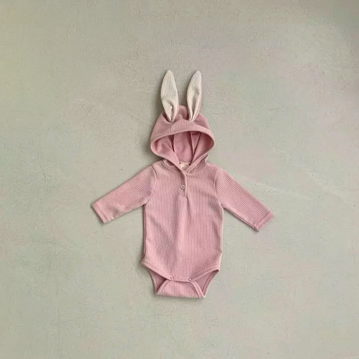 Animal Bodysuit - Rosa kanin
