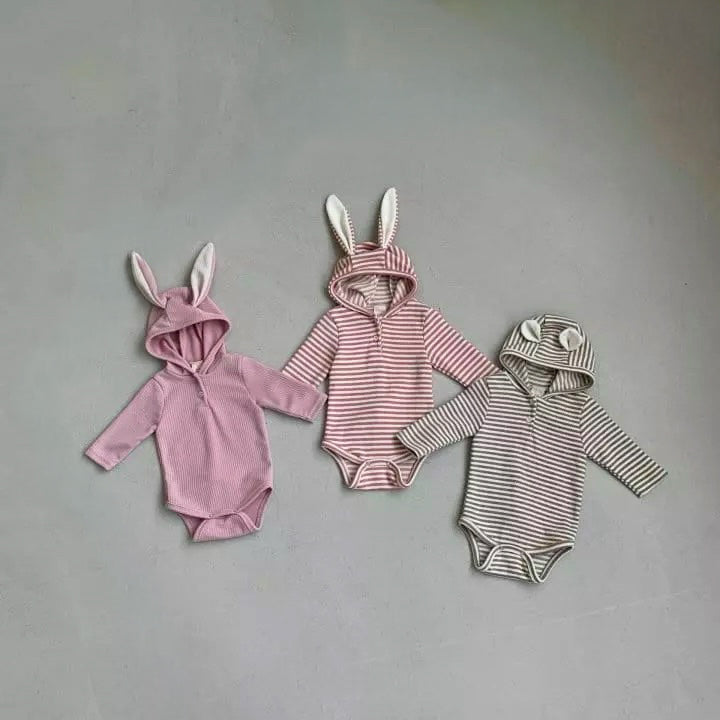 Animal Bodysuit - Randig björn