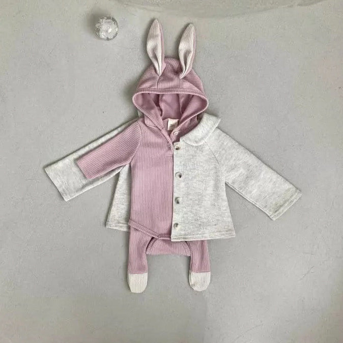 Animal Bodysuit - Rosa kanin