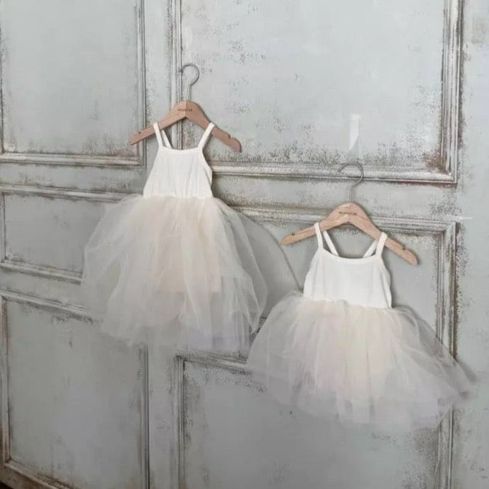 Tutu Dress - Cream Dresses Monbebe   