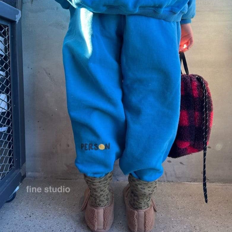 Cat Sweatpants - Blue Sweatpants FineStudio S (2-3y) Blue 