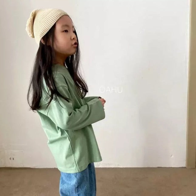 More Tee - Green Long sleeve O’ahu M (3-4y) Green 