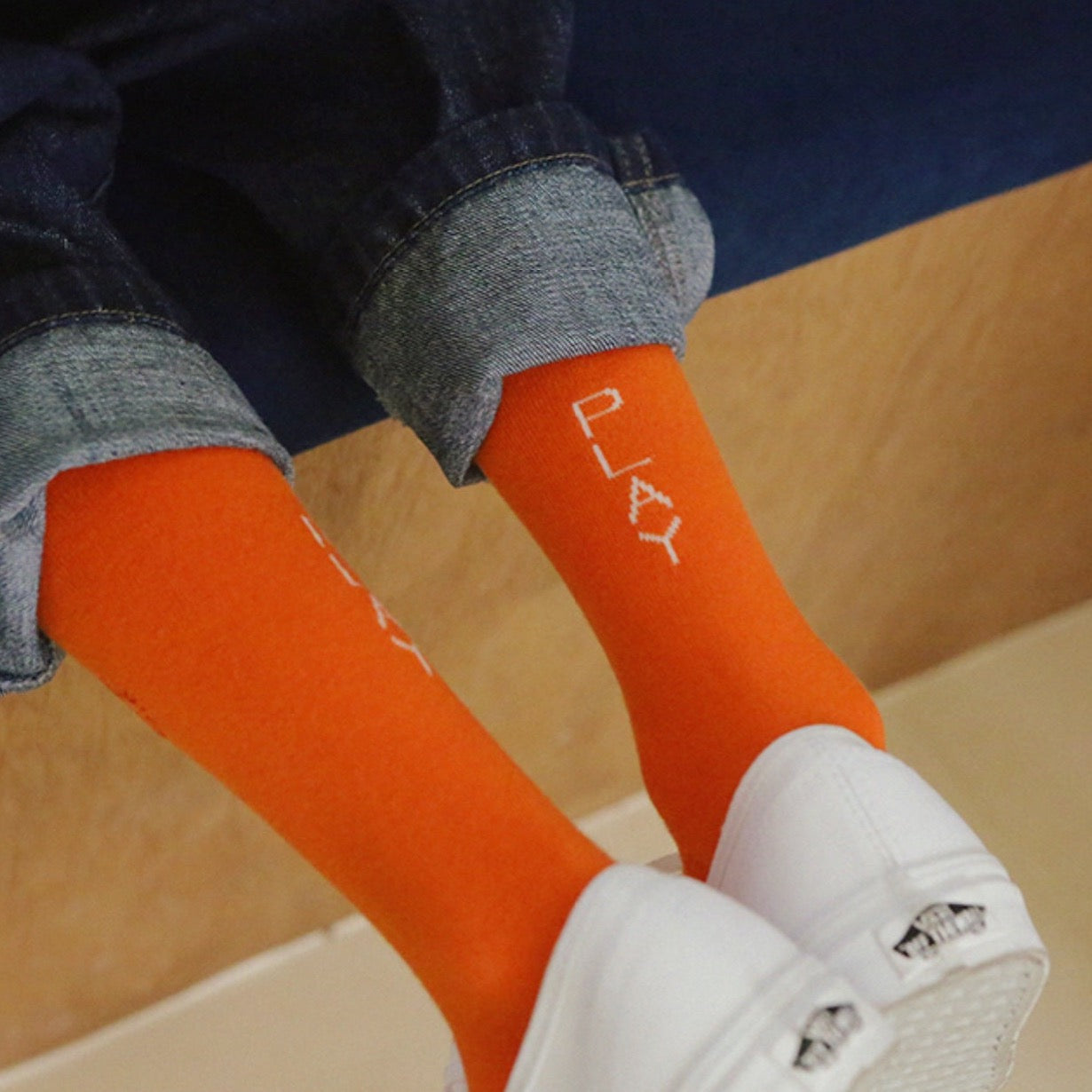 Socks Set of 3 - Orange Socks P:CHEES S Orange Set 