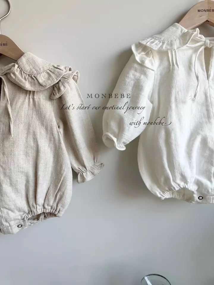 Loui Bodysuit - Ivory Baby bodysuit Monbebe   