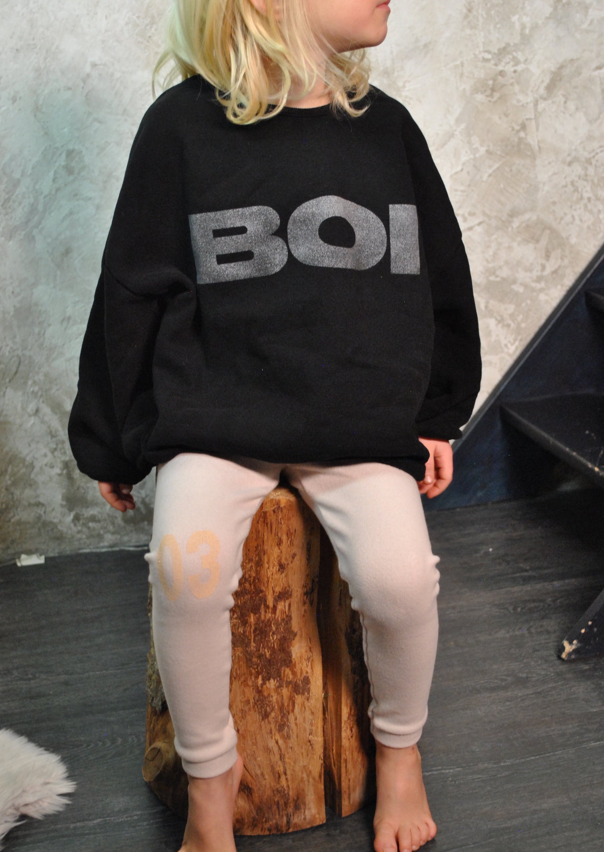 Boi Sweatshirt - Black Sweatshirts Guno   