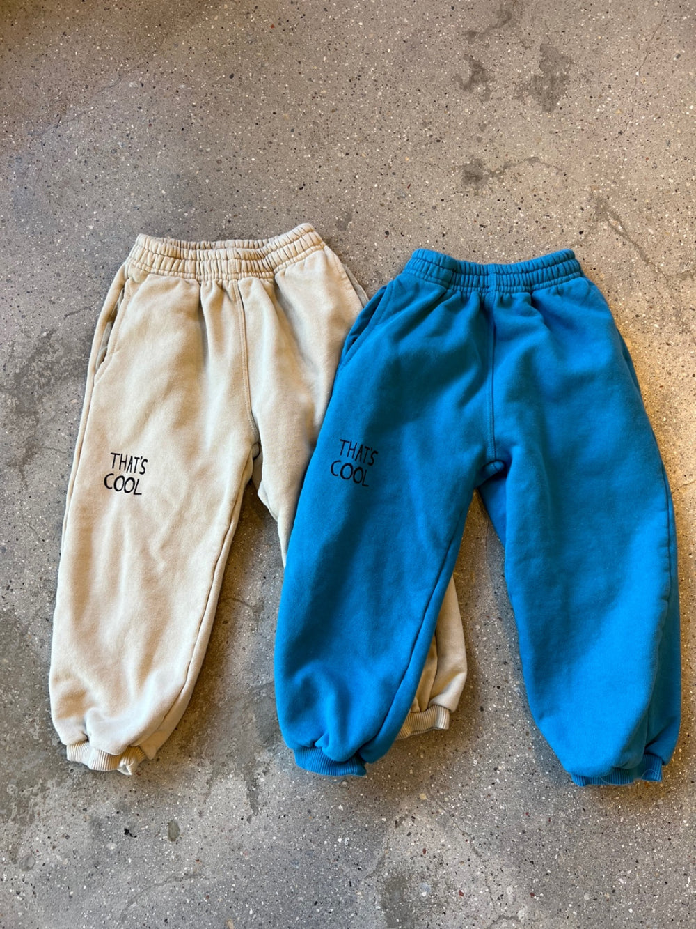 Cat Sweatpants - Beige Sweatpants FineStudio   