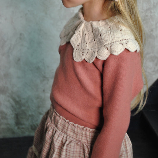 Anna Knit - Pink Tops FLO Pink 5 (2-3y) 