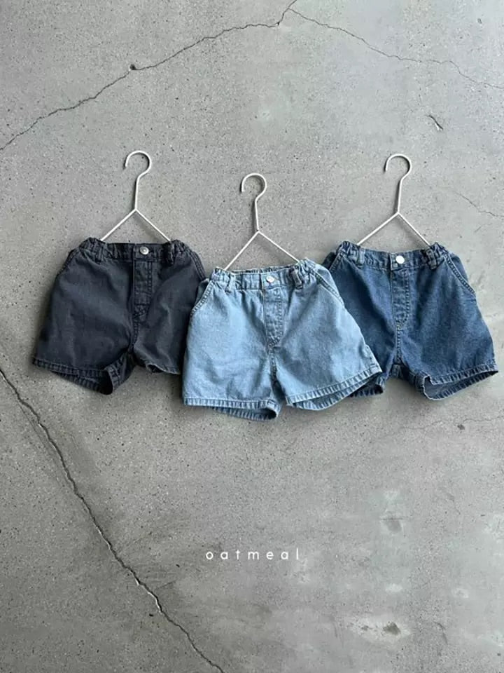 Liner S Jeans Shorts Oatmeal   