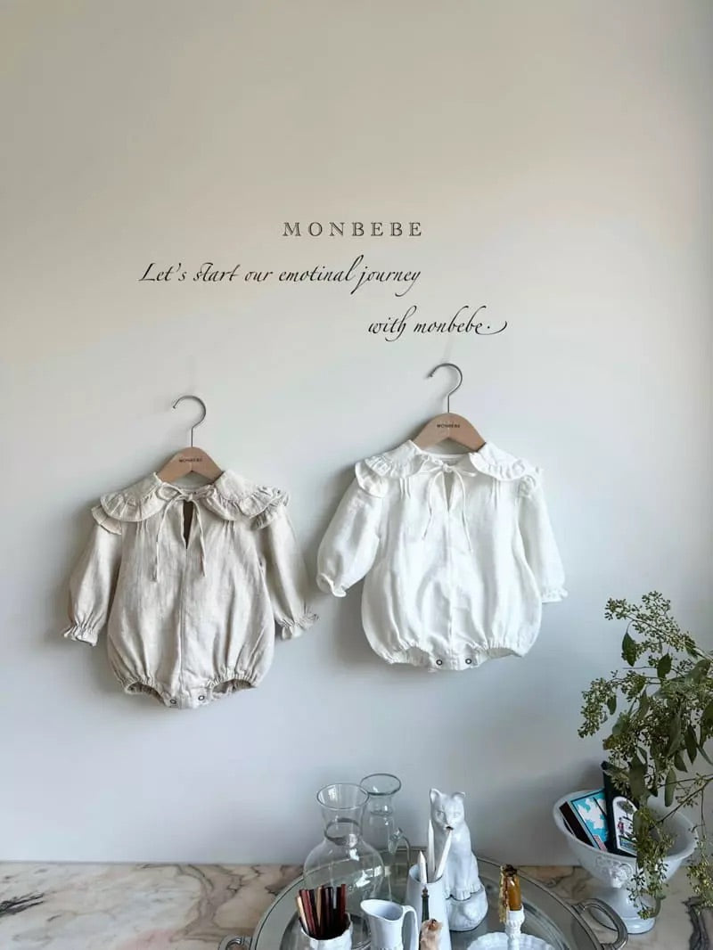 Loui Bodysuit - Ivory Baby bodysuit Monbebe   