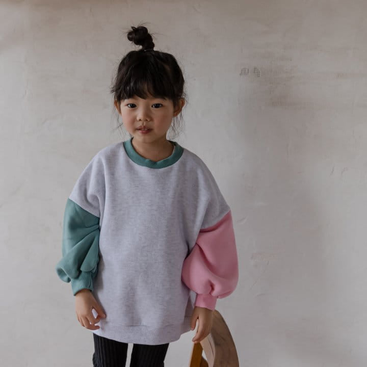 Color Sweatshirt - Light grey Sweatshirts Honeybee   