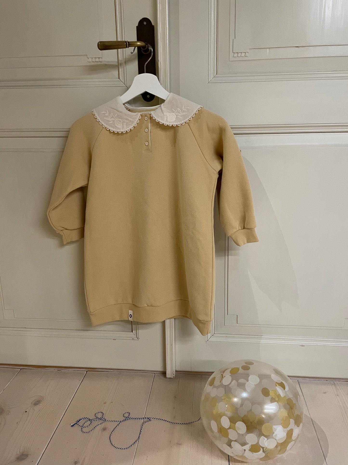 Sweatshirt Dress Dresses Arim Closet XS (1-2y) Yellow 