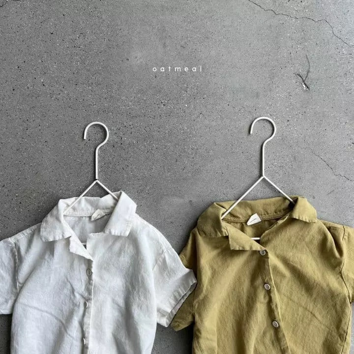 Gored Shirt - Mustard Shirts & Tops Oatmeal   