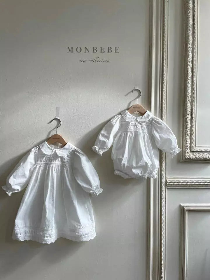 Mare Bodysuit - White Baby bodysuit Monbebe   