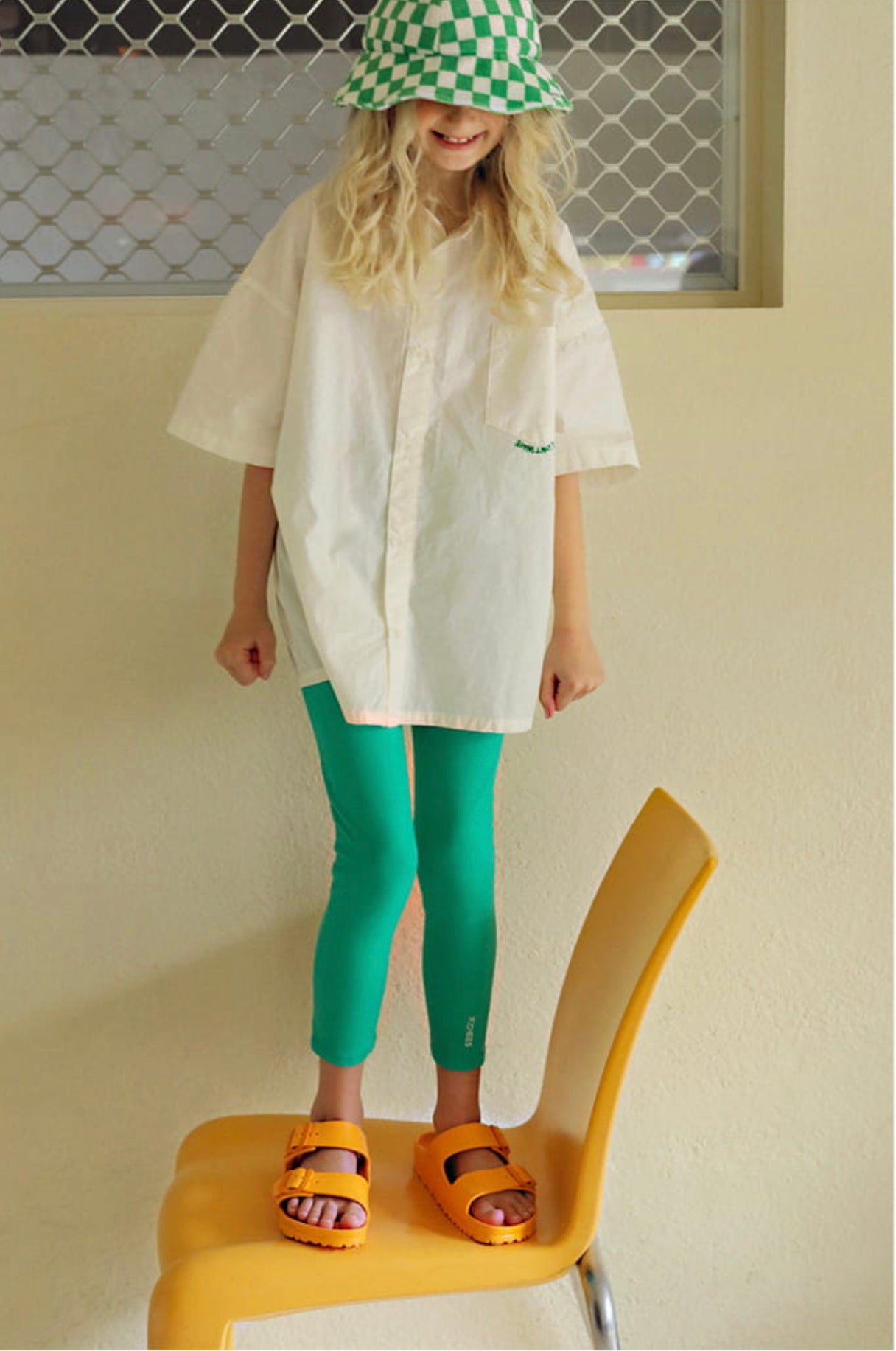 Summer Leggings - Green Leggings P:CHEES   