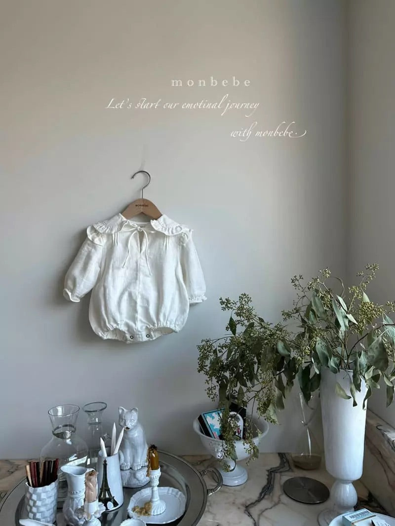 Loui Bodysuit - Ivory Baby bodysuit Monbebe   