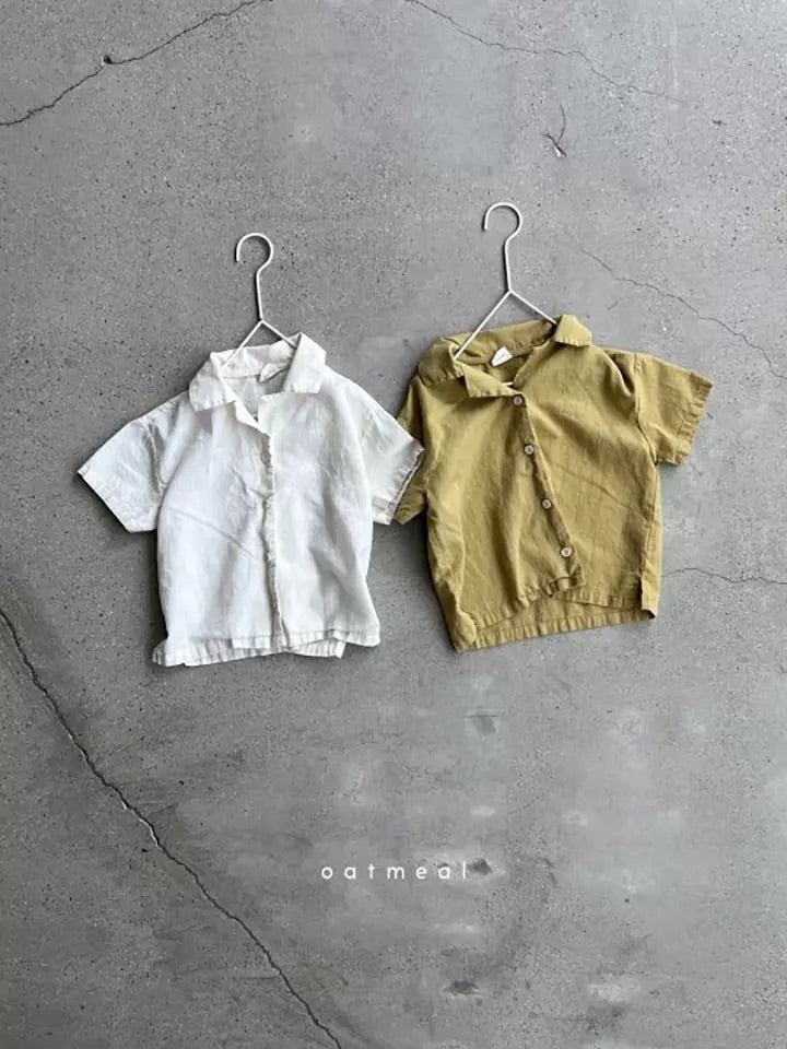 Gored Shirt - Mustard Shirts & Tops Oatmeal   